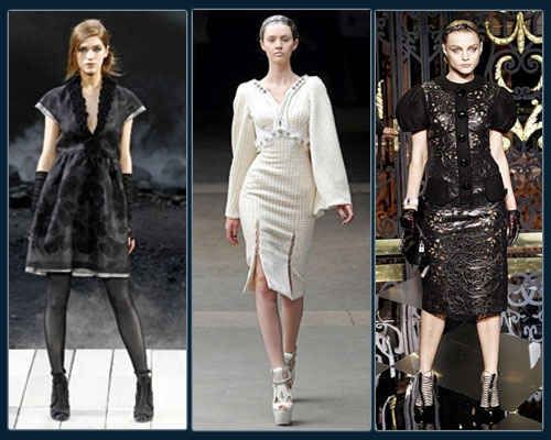 Chanel, Alexander McQueen,  Louis Vuitton