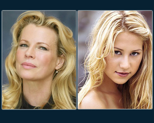 Kim Basinger  & Anna Kournikova